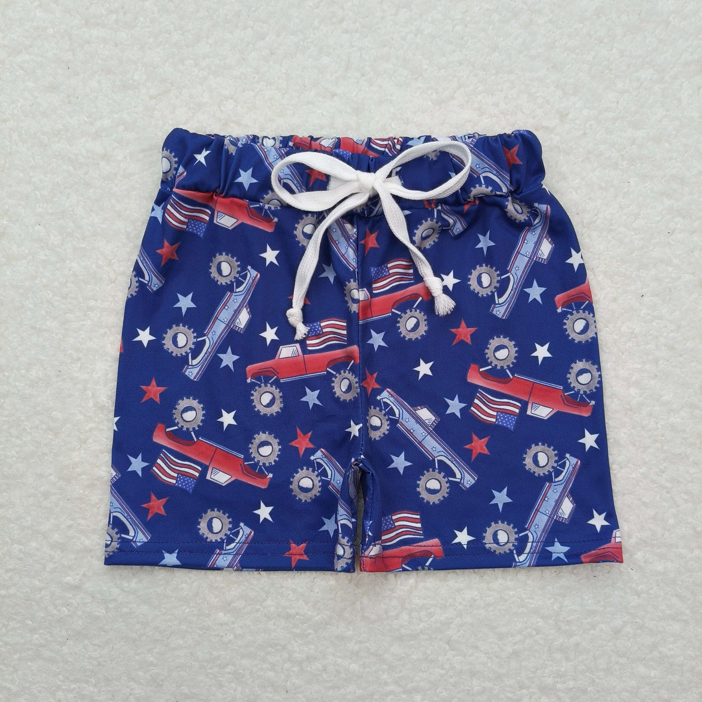 SS0205 Boys Truck Summer Shorts