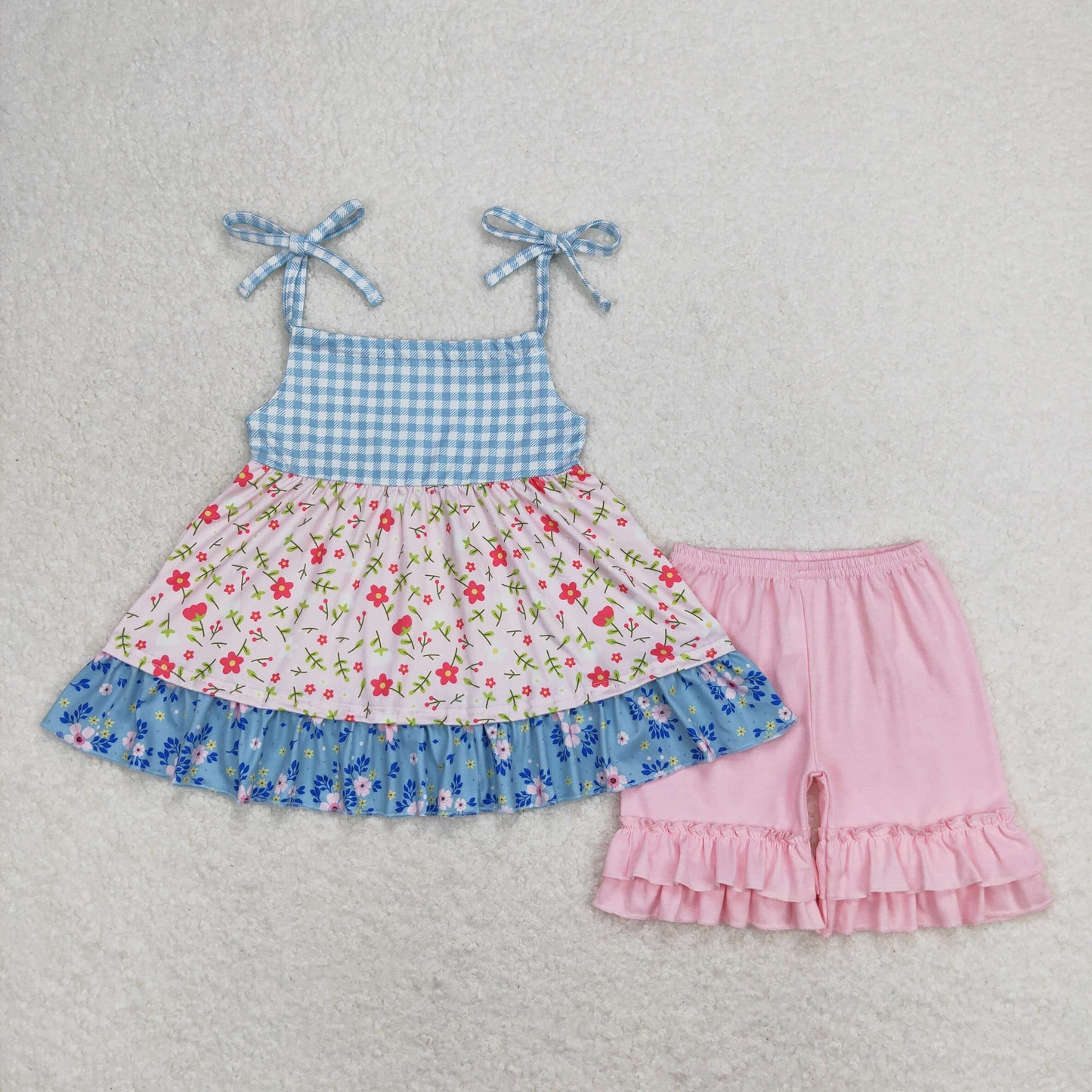 GSSO0836 Girls Floral Outfits