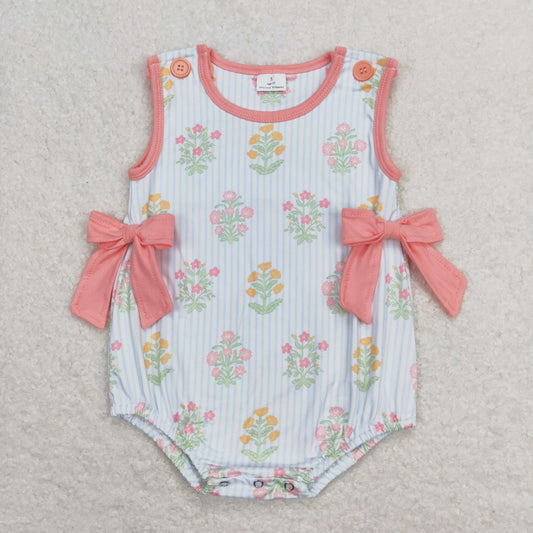 SR1411 Baby Girls Floral Bubble