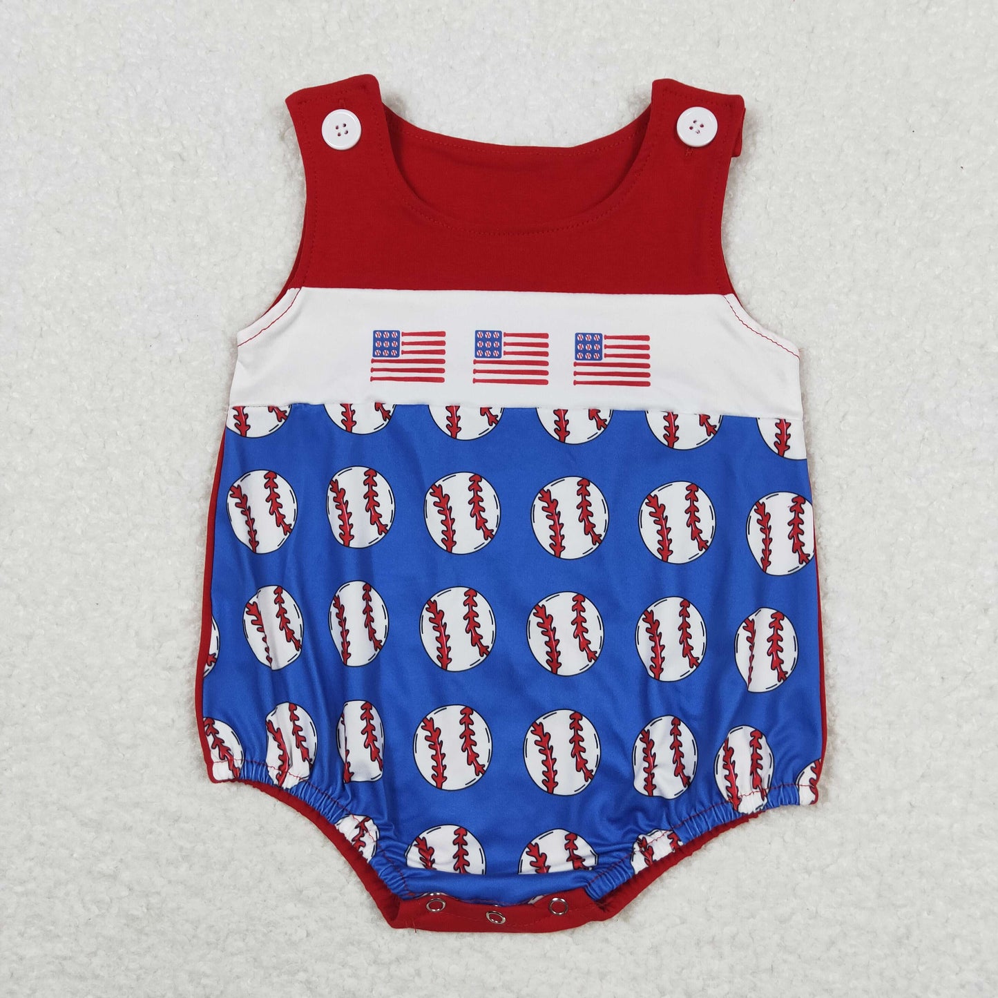 SR1194 Baby Boys USA Flag Bubble