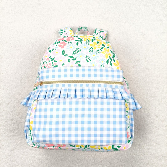 BA0097 Floral Ruffle Backpack  10 * 13.9 * 4 inches