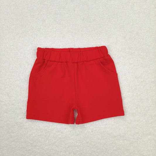 SS0270 Boys Red Shorts