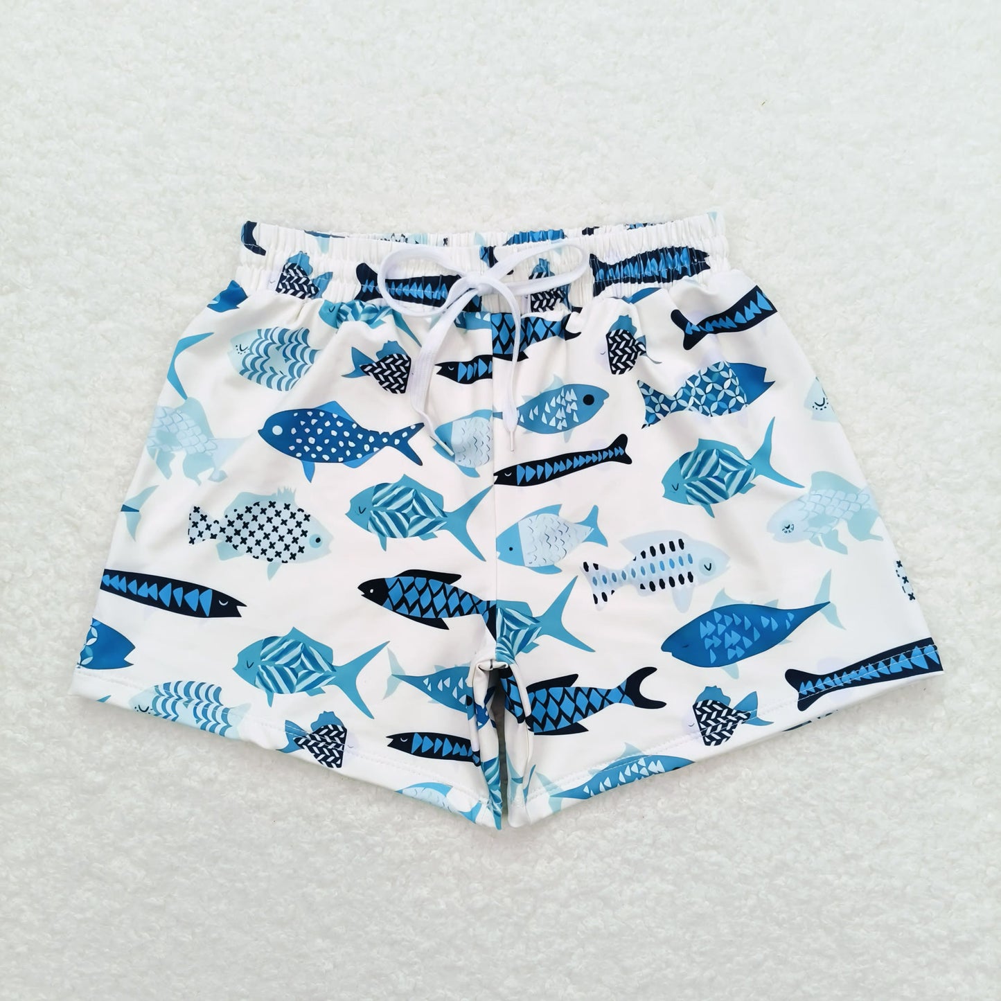 S0399 Fish kids boys summer swim trunks