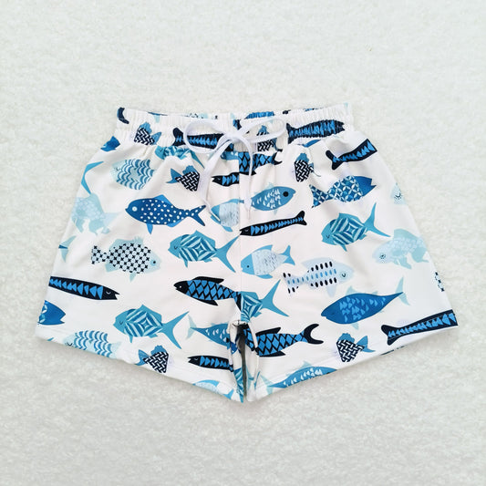 S0399 Fish kids boys summer swim trunks