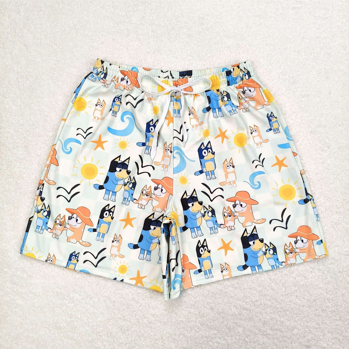 S0360 Adult cartoon dog swim trunks