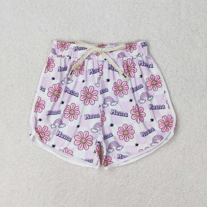 SS0172 Adult Mama floral Shorts