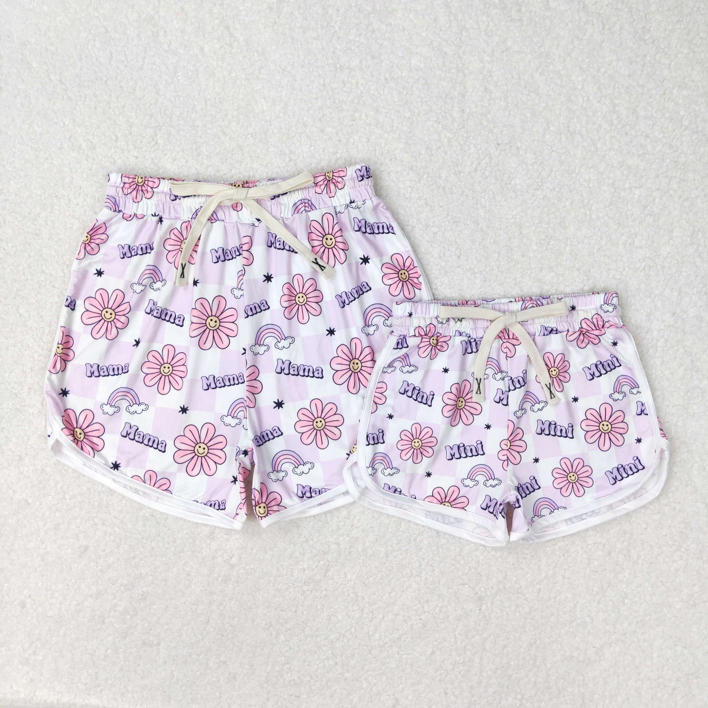 SS0172 Adult Mama floral Shorts