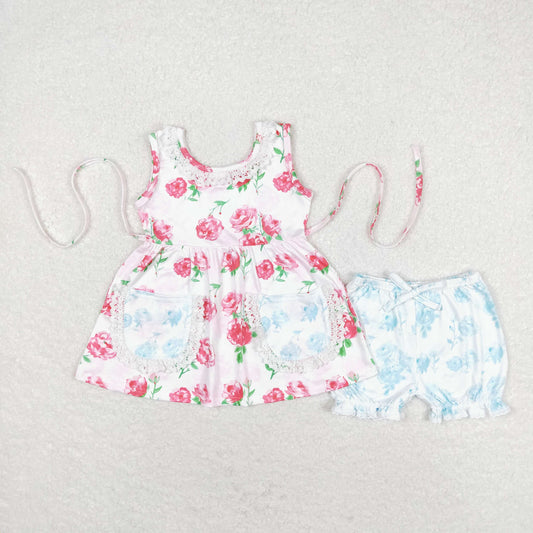 GSSO0882 Girls Floral Outfits