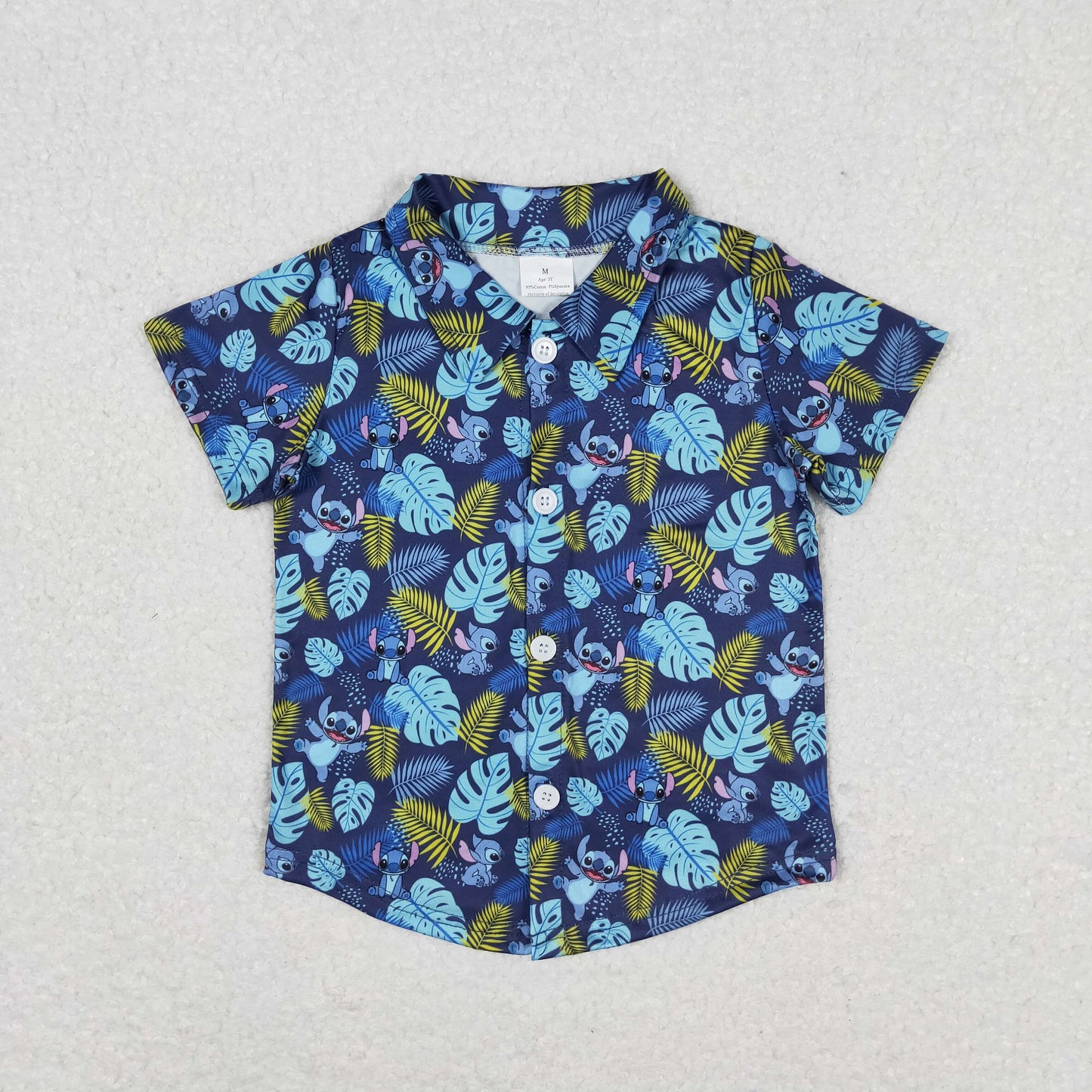 BT0608 Boys Cartoon Leaves T-shirt