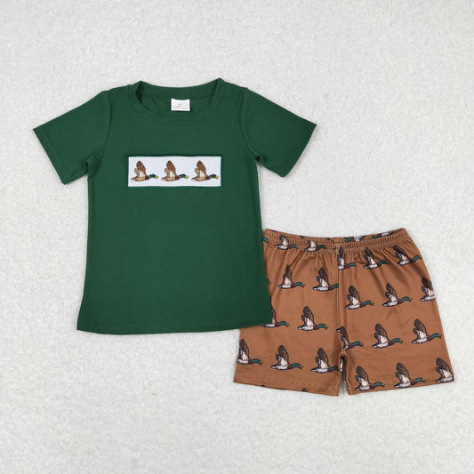 BSSO0735 Boys Duck Outfits Embroidery