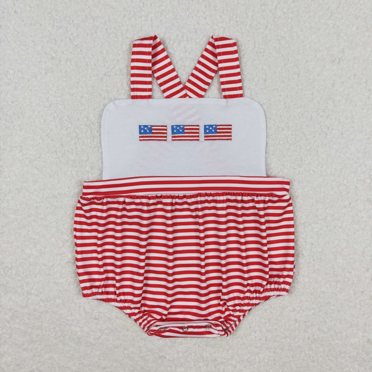 SR1212 Baby Boys USA Flag Bubble embroidery