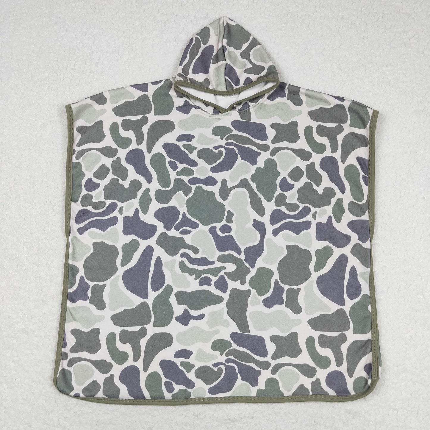 S0326 Baby Army Green camo bathrobe