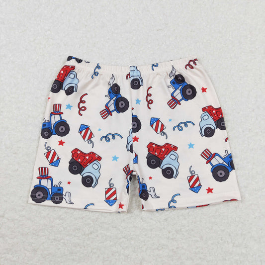 SS0257 Boys Truck Summer Shorts