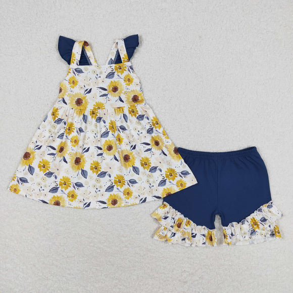 GSSO1006 Girls sunflowers Outfits