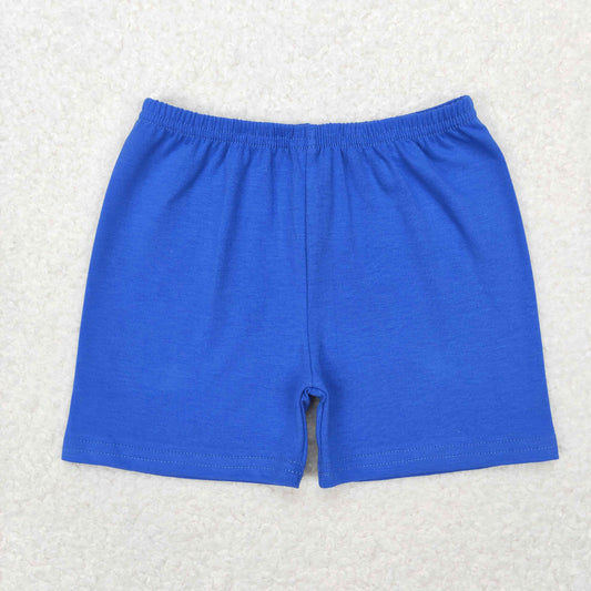 SS0276 Blue cotton pockets baby boy summer shorts