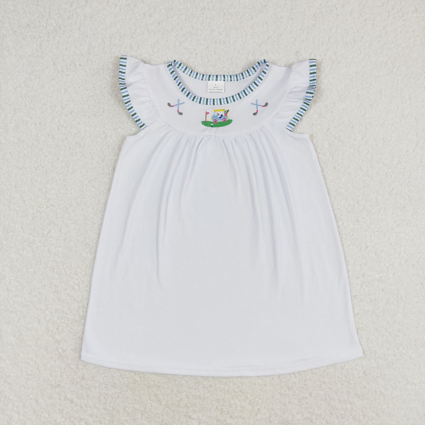 GSD0842 Girls Embroidery golf Dress