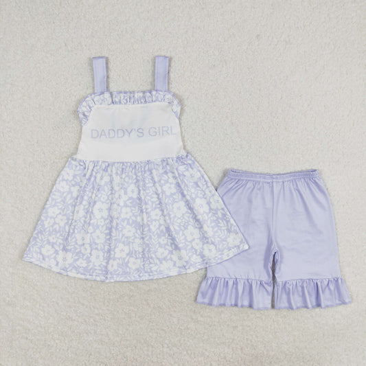 GSSO1069 Girls Daddy's girl Floral Outfits