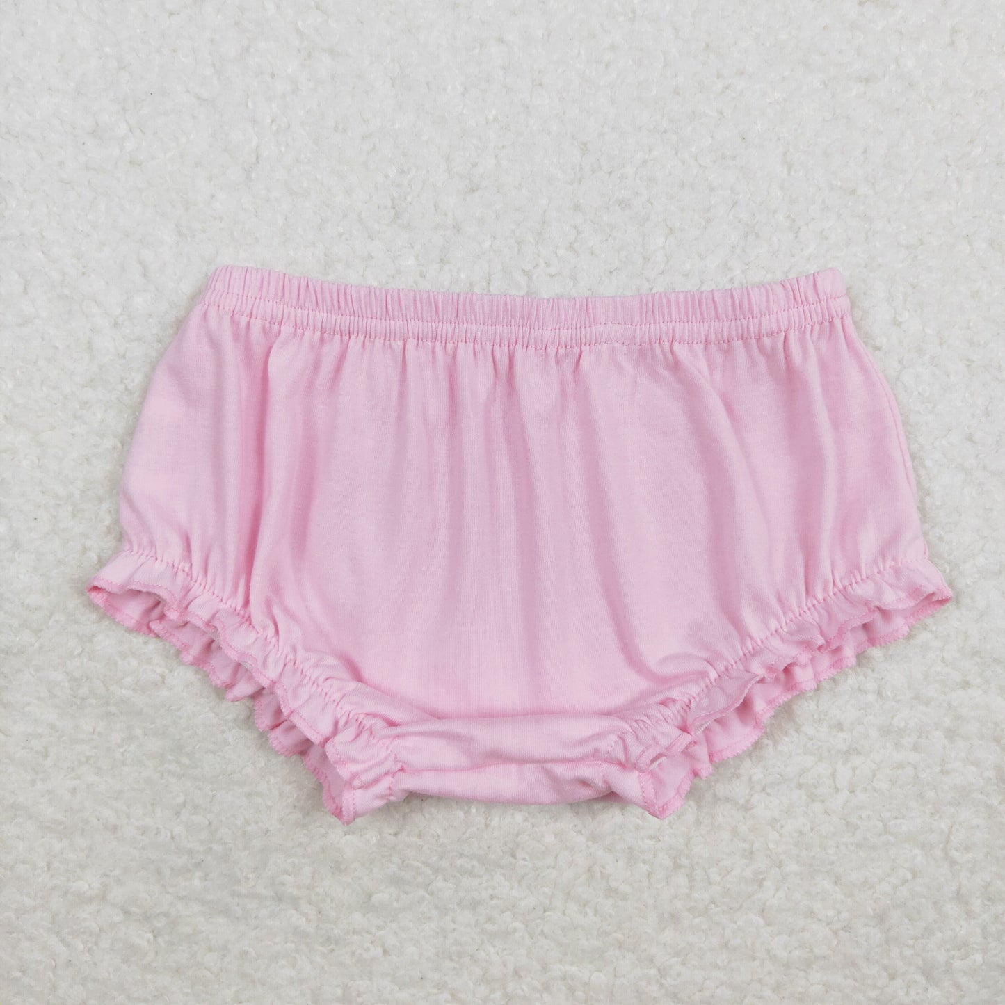 SS0240 pink cotton baby girls summer bummies