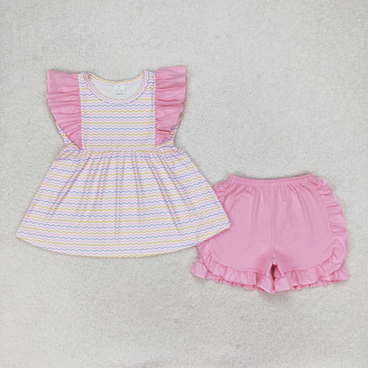 GSSO0976 Girls Pink Outfits