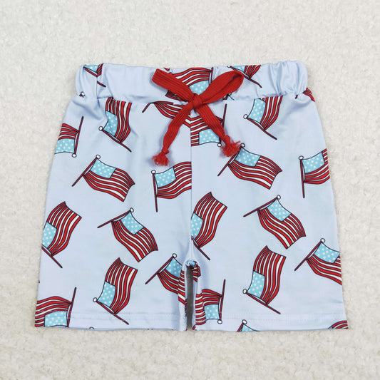 SS0174 Boys Flag Summer Shorts