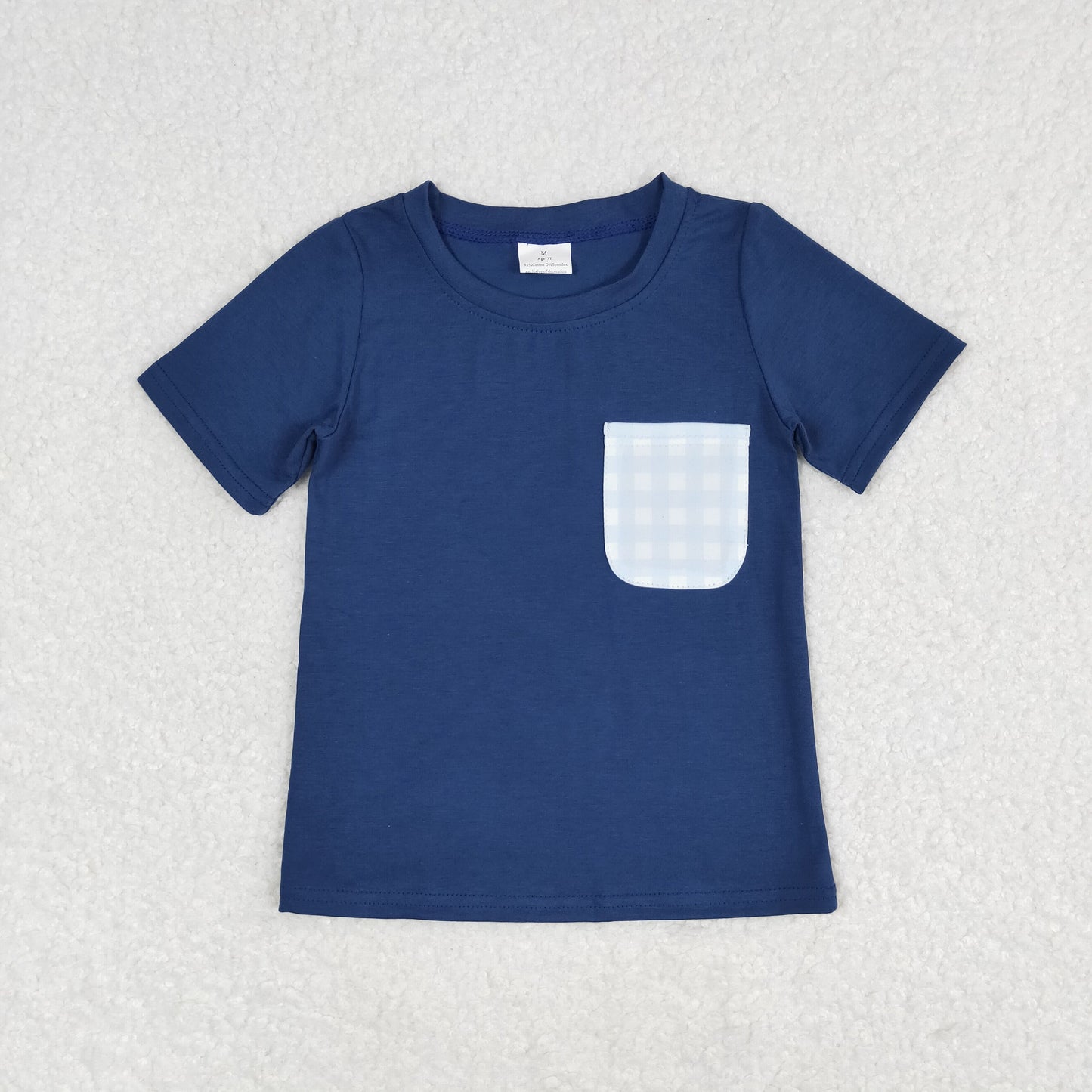 BT0705 Boys blue T-shirt