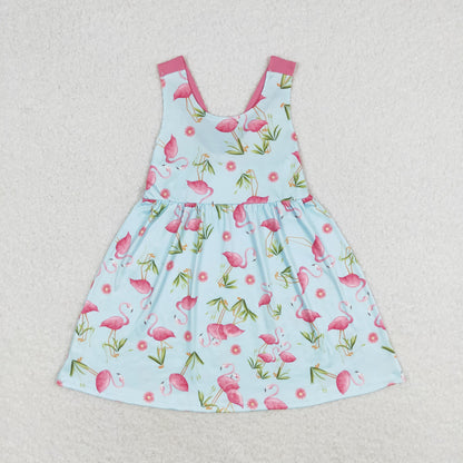 GSD0693 Girls Flamingo Dress