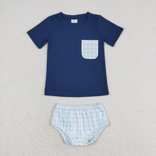 GBO0399 Boys Blue Bummies Set