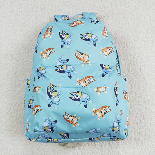 BA0195 Blue dog kids backpack