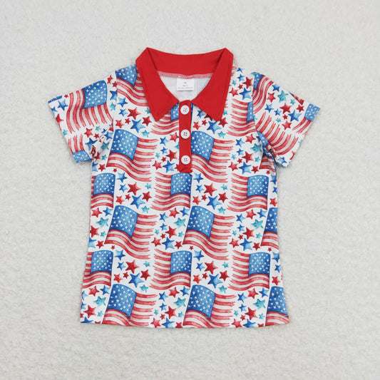 BT0565 Boys Flag T-shirt