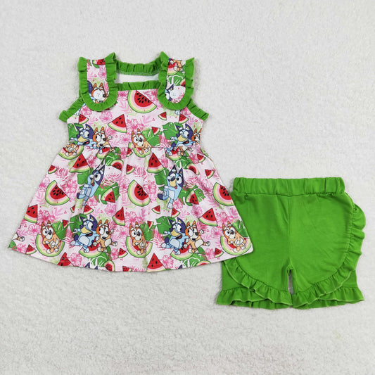 GSSO0859 Girls Watermelon Outfits