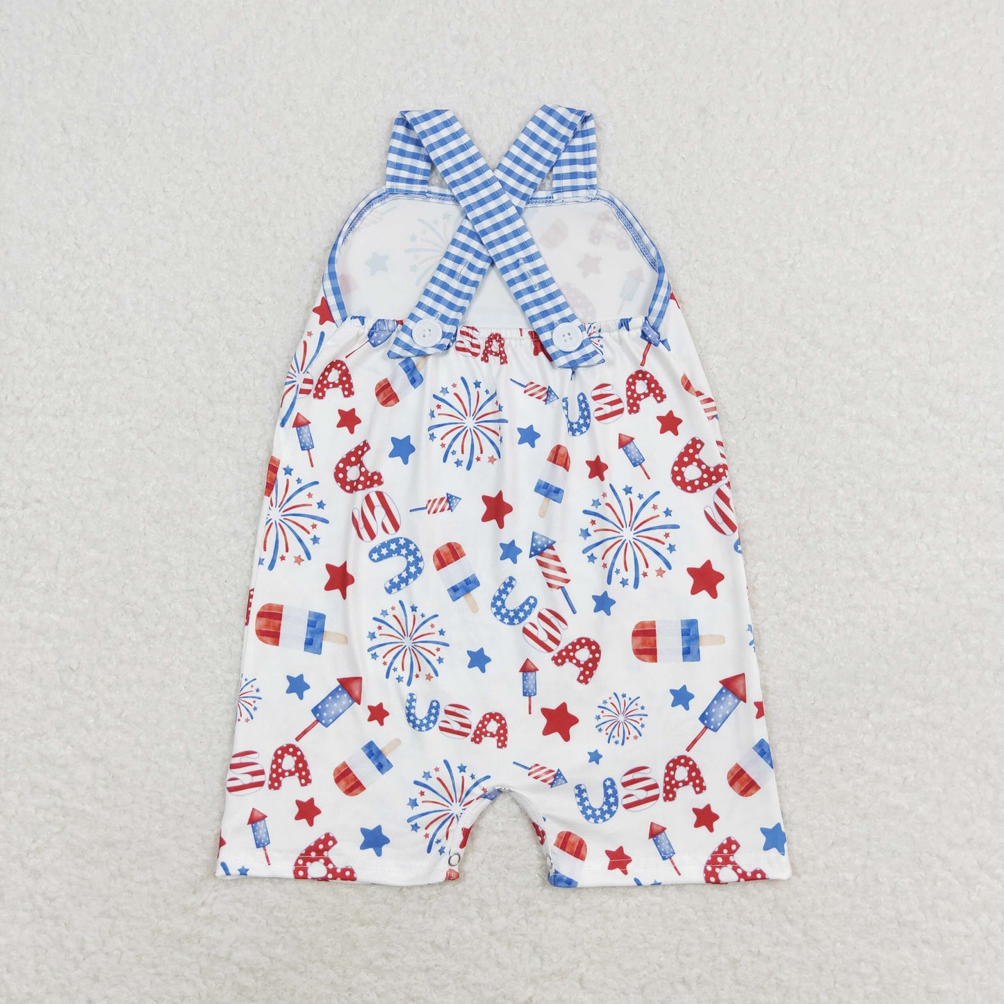 SR1366 Baby Boys USA Flag Bubble