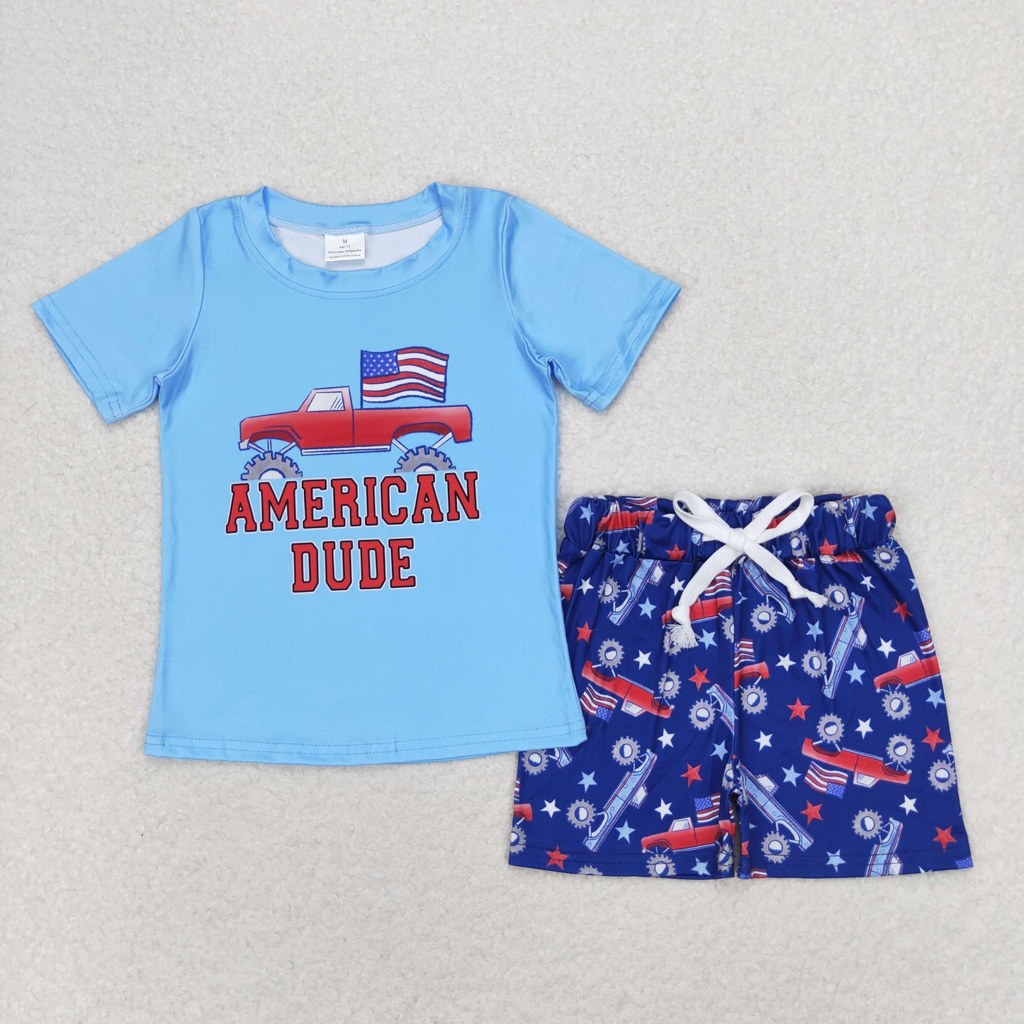 BSSO0823 Boys July 4th American dude Outfits