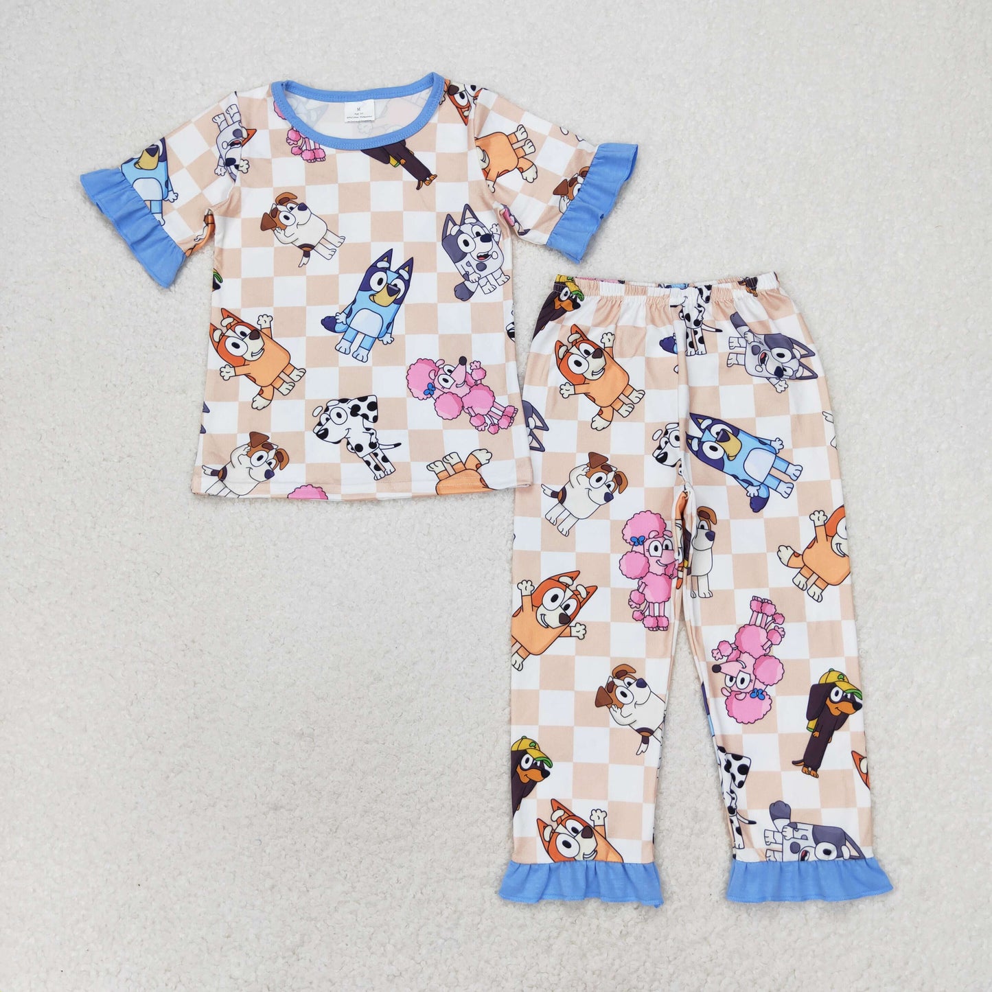 GSPO1581 Girls cartoon dog pajamas