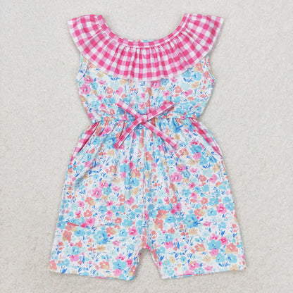 SR1244 Baby Girls floral Jumpsuit