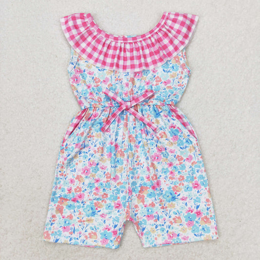 SR1244 Baby Girls floral Jumpsuit