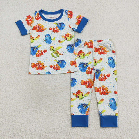 BSPO0419 Boys fish Pajamas