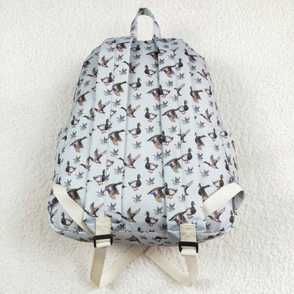 BA0197 Duck print kids boys backpack 17x13.2x5 inches