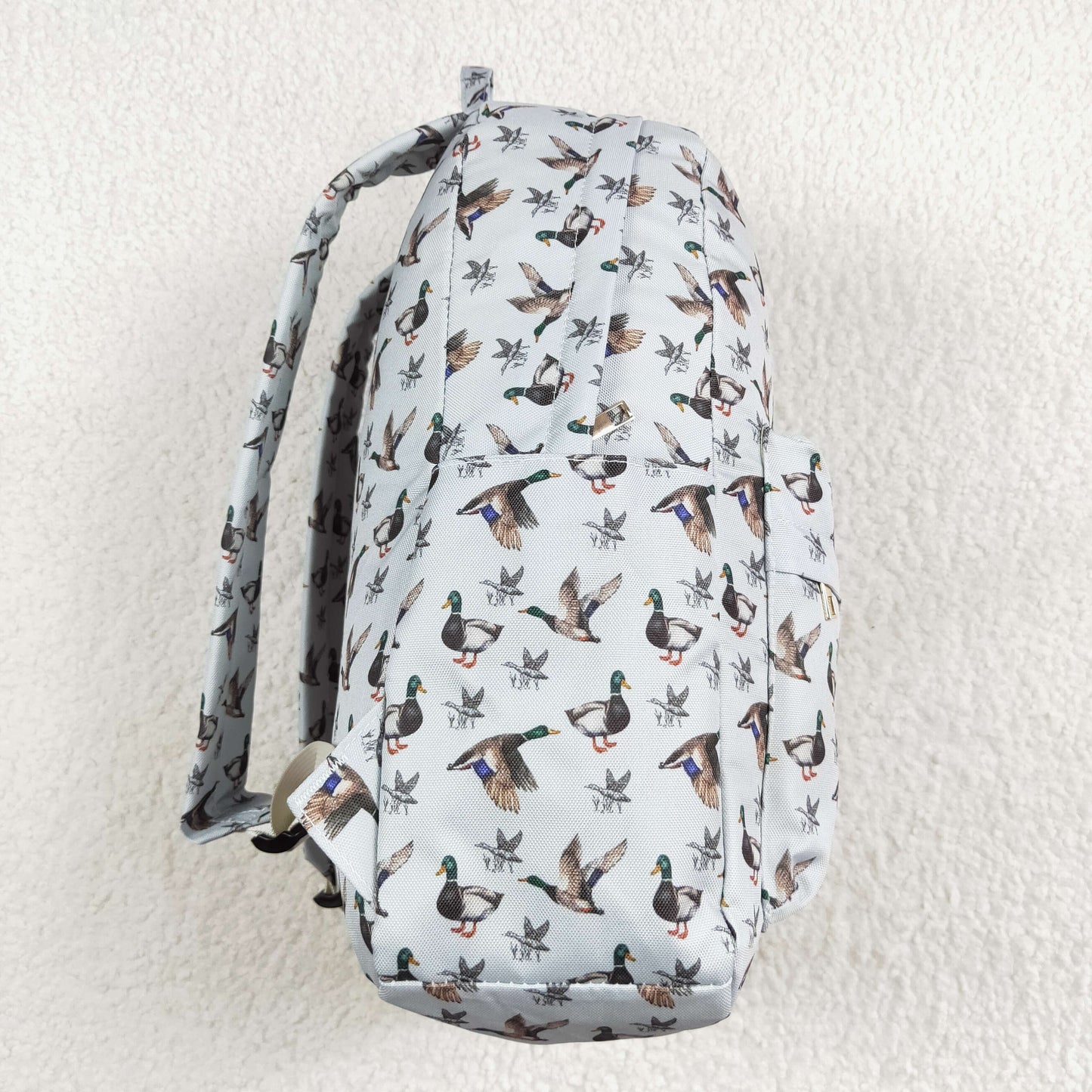 BA0197 Duck print kids boys backpack 17x13.2x5 inches