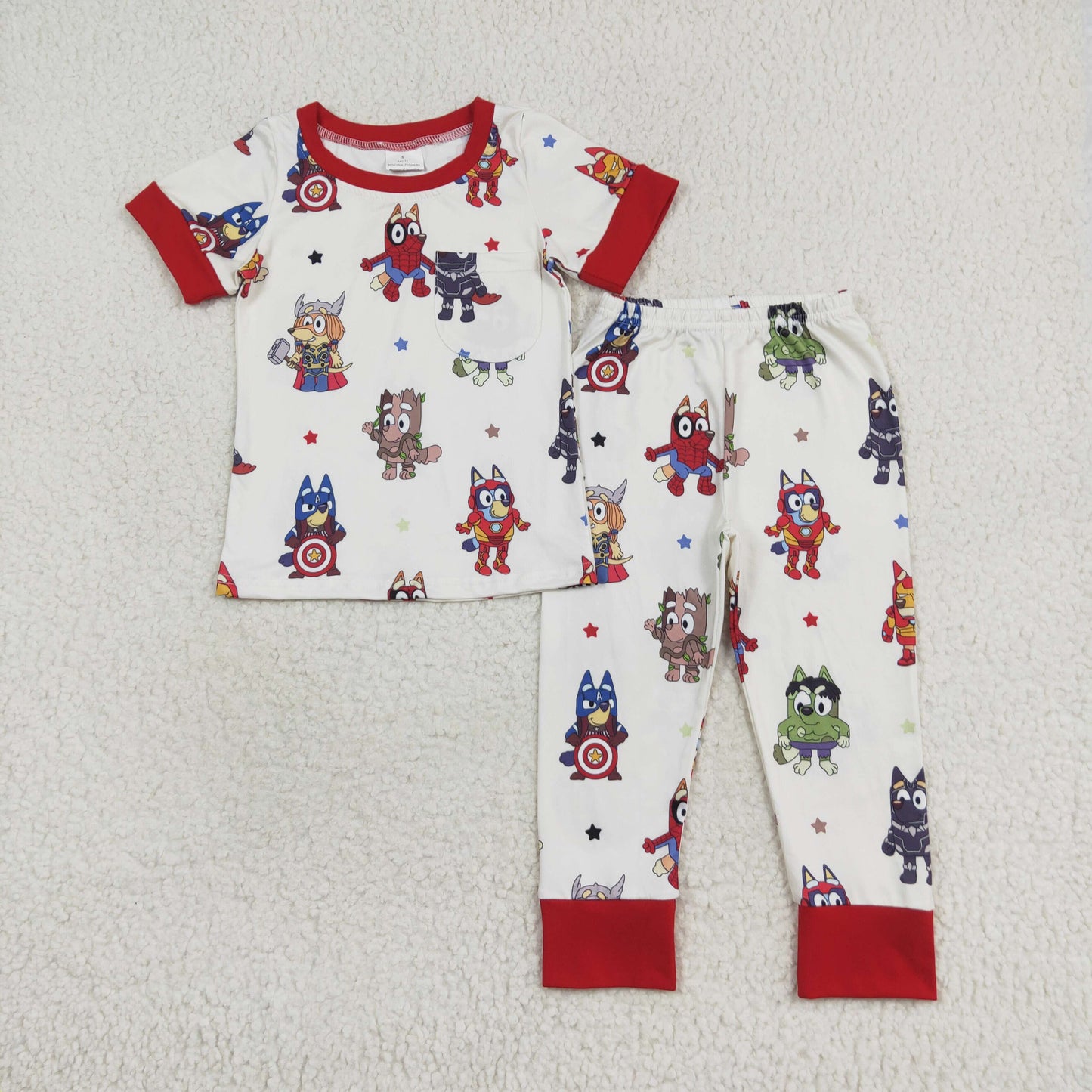 BSPO0404 Boys cartoon Pajamas