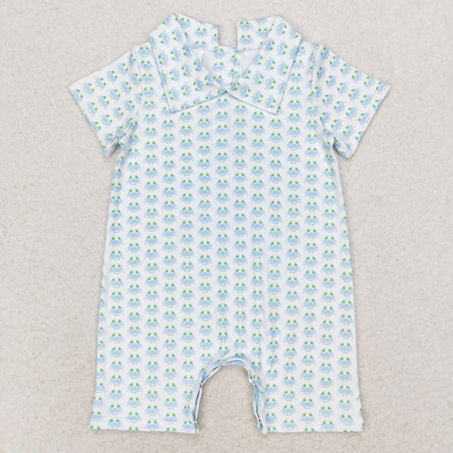 SR1436 Baby Boys Crab Rompers