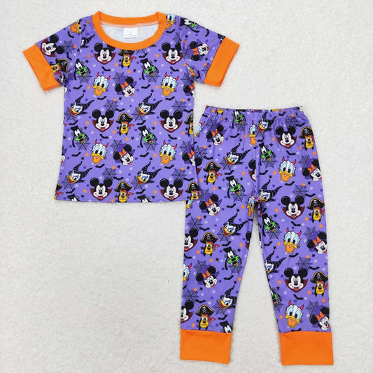 BSPO0434 Boys pumpkin Pajamas