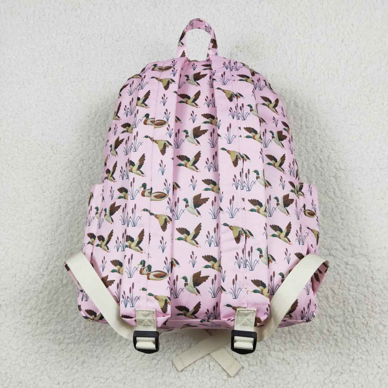 BA0202 Pink duck kids girls backpack