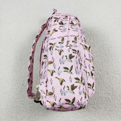 BA0202 Pink duck kids girls backpack