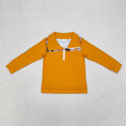 BT0695 Boys pumpkin Pullover