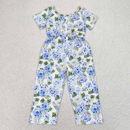 SR1846 Baby Girls Floral Jumpsuit