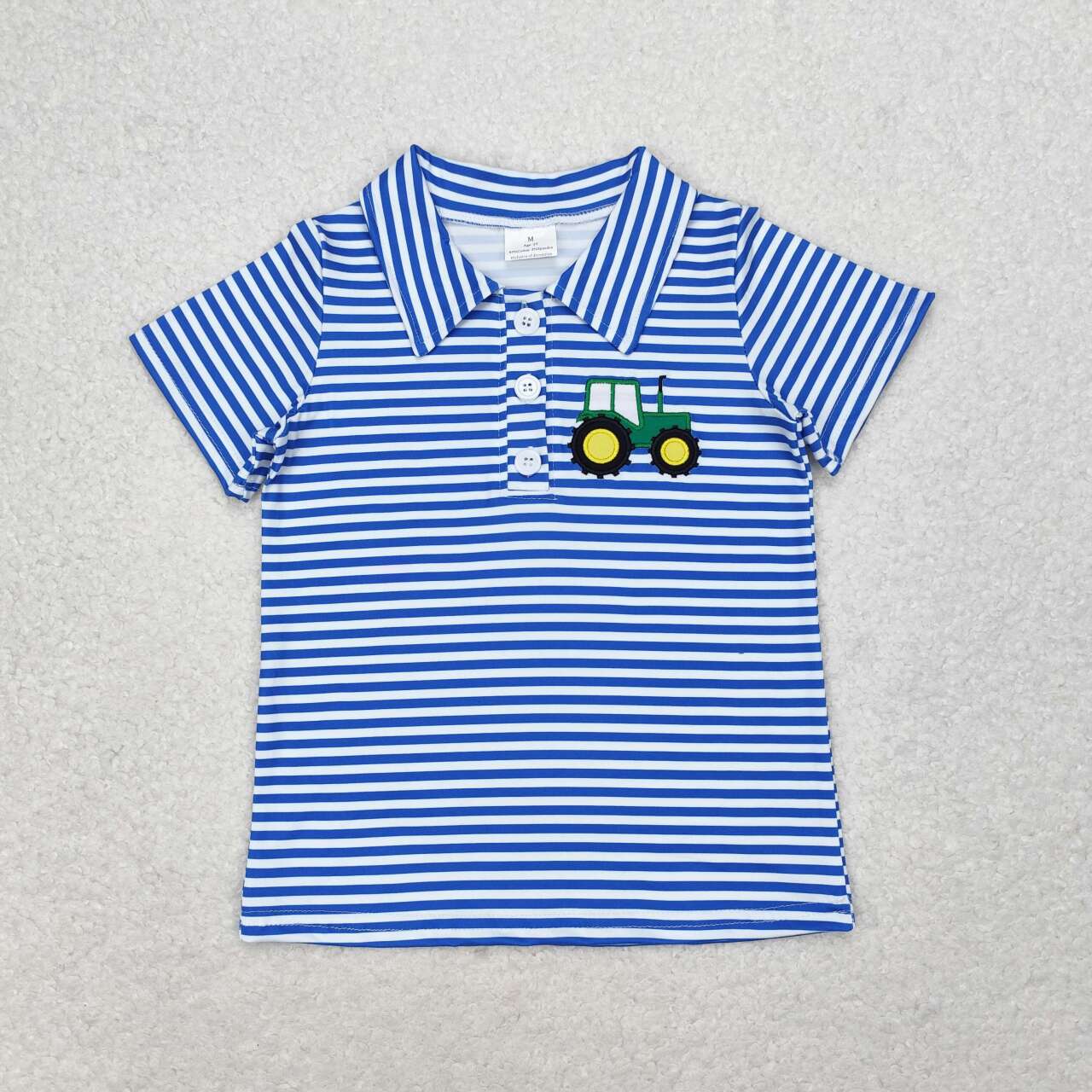 BT0689 Boys Stripe T-shirt Embroidery