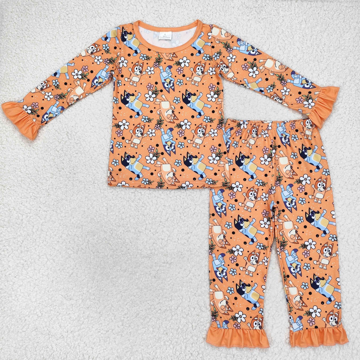 GLP1184 Girls cartoon dog pajamas