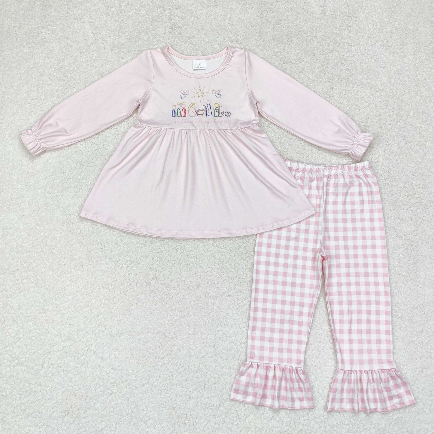 GLP1225 baby Girls Jesus outfits Kids boutique wholesale clothing