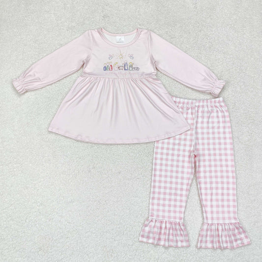 GLP1225 baby Girls Jesus outfits Kids boutique wholesale clothing