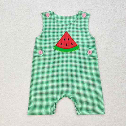 SR1406 Baby Boys Watermelon Bubble Embroidery